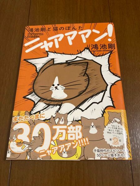 鴻池剛と猫のぽんた ニャアアアン!