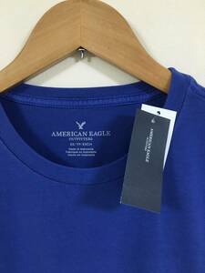 セール! 残りわずか! 正規品 本物 新品 アメリカンイーグル クルーネック Tシャツ AMERICAN EAGLE リッチネイビー ブルー系 オシャレ M ( L