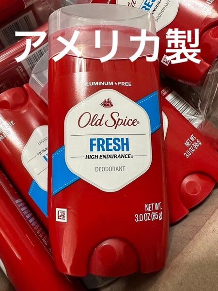 アメリカ製 オールドスパイス フレッシュハイエンデュランス デオドラント48時間臭気保護 aluminum Free 85g.