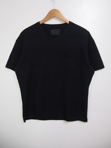 美品18SS LOUNGE LIZARDラウンジリザード NATIVE LINKS TEE ネイティブ Tシャツ 半袖カットソー 8765黒713J