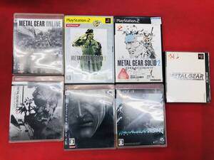 METAL GEAR ONLINE メタルギア オンライン メタルギアソリッド 1 2 3 4 5 Ⅴ グラウンド・ゼロズ 即購入! 7本 セット