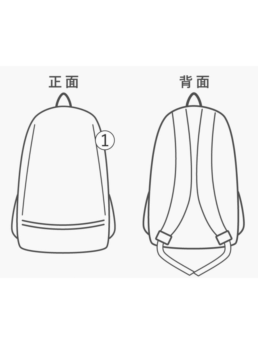 A.P.C.◆リュック/ナイロン/BLK/ロゴライン A.P.C.◆リュック/ナイロン/BLK/ロゴライン