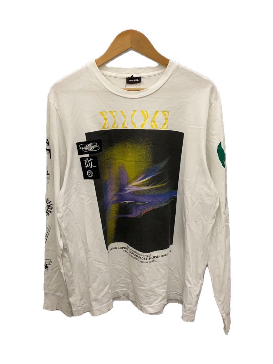 DIESEL◆長袖Tシャツ/XL/コットン/WHT//