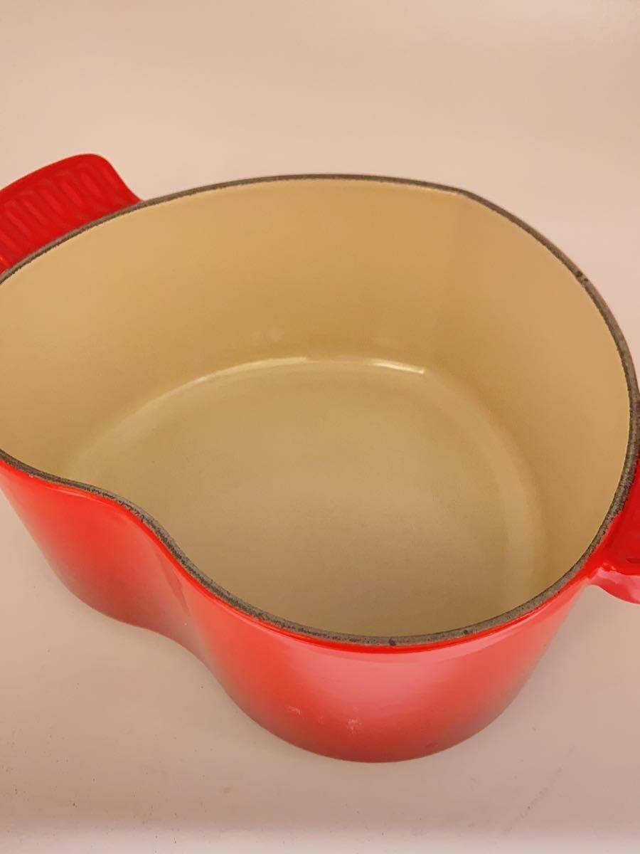 LE CREUSET◆ココット・ダムール 鍋/容量:2L/サイズ:22cm/RED LE CREUSET◆ココット・ダムール 鍋/容量:2L/サイズ:22cm/RED