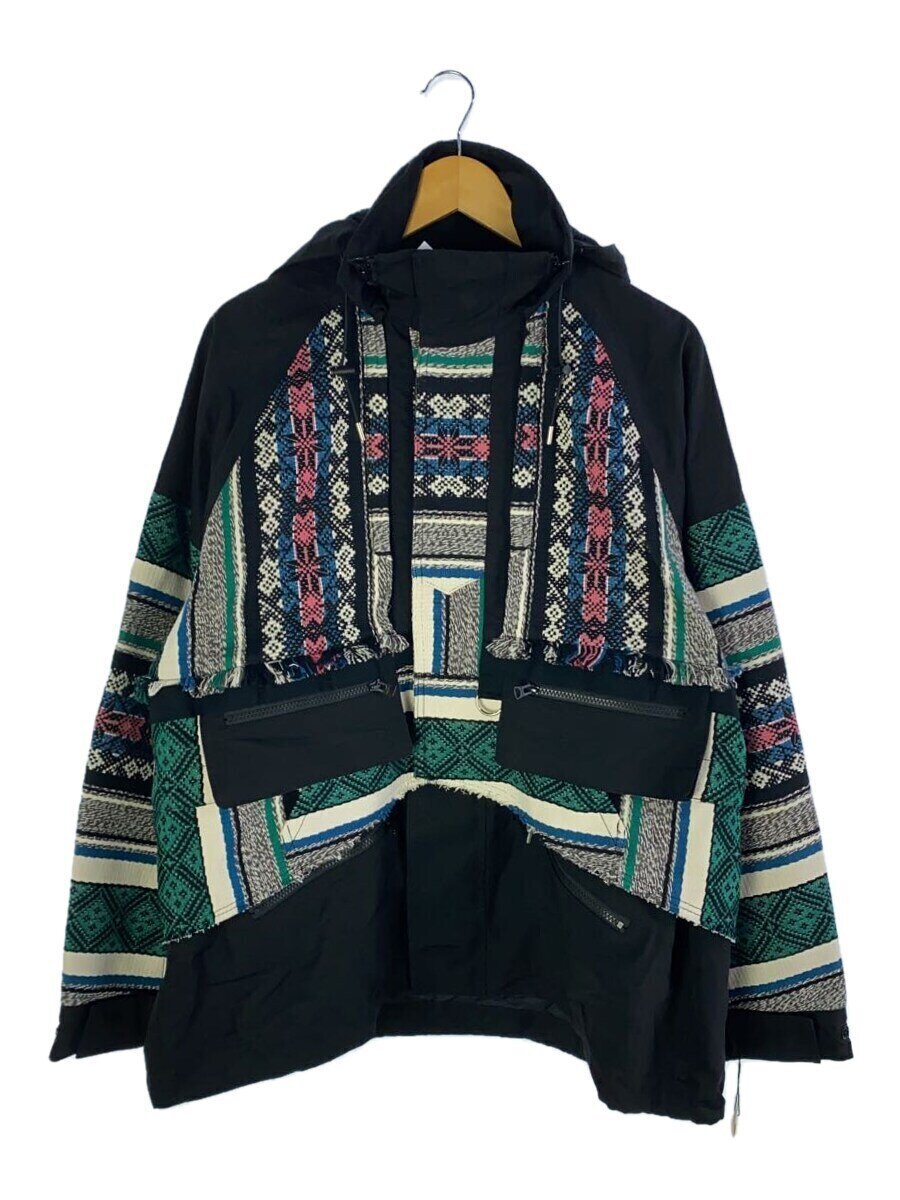 sacai◆Rug Jacquard Blouson/ジャケット/2/コットン/マルチカラー/22-02745
