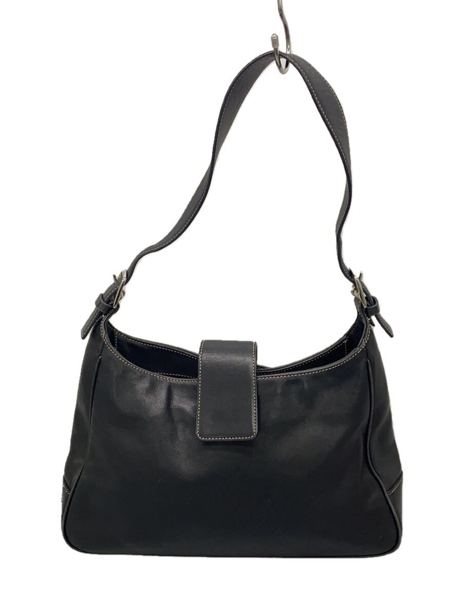 COACH◆ハンドバッグ/フェイクレザー/BLK/7783