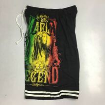 DBR3I. デザインハーフパンツ フリーサイズ ボブマーリー ② BOB MARLEY ショートパンツ ユニセックス_画像3