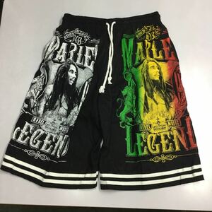 DBR3I. デザインハーフパンツ フリーサイズ ボブマーリー ② BOB MARLEY ショートパンツ ユニセックス