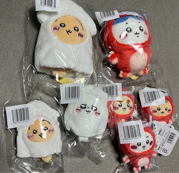 ちいかわ たこイカくじ C&D賞まとめ売り7点セット C賞(ハチワレうさぎ)D賞(ちいかわうさぎモモンガシーサーくりまんじゅう)