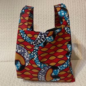 アフリカ布 エコバッグ