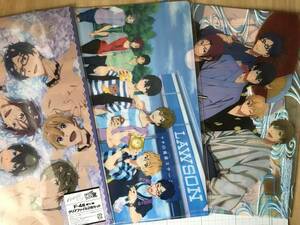 フリー!　Free!　アニくじF-4賞　ローソン限定　合計クリアファイル3枚　＋ジャンク1枚　クリアファイル (4138)