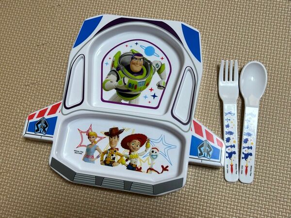 美品★トイストーリー プレート スプーン フォーク ディズニー