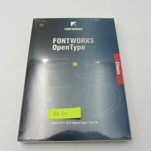 NA-224●中古/FontWorks OpenType Classic フォントワークス OpenTypeフォント/FOT-ロダン Pro-EB/macintosh/mac os Volume 1.1/CD未開封品