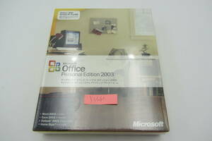 YSS61●新品●Microsoft Office Personal Edition 2003 ワード/エクセル 正規品 パッケージ 版