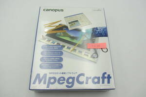 YSS85* new goods * rare Canopus MpegCraft Mpeg cut editing / software / video animation editing 