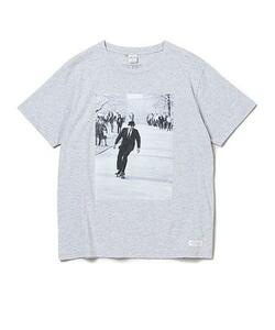 [ tag attaching new goods ]DELUXE Deluxe x LIFE PHOTO TEE GRAY BEDWINbedo wing T-SHITS SIZE M