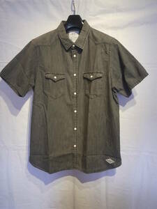 【新品】CRIMIE クライミー DENIM WESTERN S/S SHIRTS 半袖 シャツ JKT Tシャツ アロハ ジャケット デニム ジャケット 