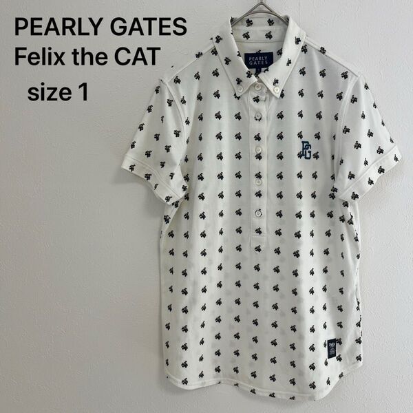 PEARLY GATES パーリーゲイツ Felix the CAT ボタンダウンシャツ フィリックス