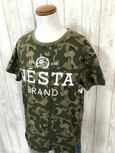 お勧め・【迷彩】NESTA ネスタ カモフラ フロントロゴ Tシャツ XL