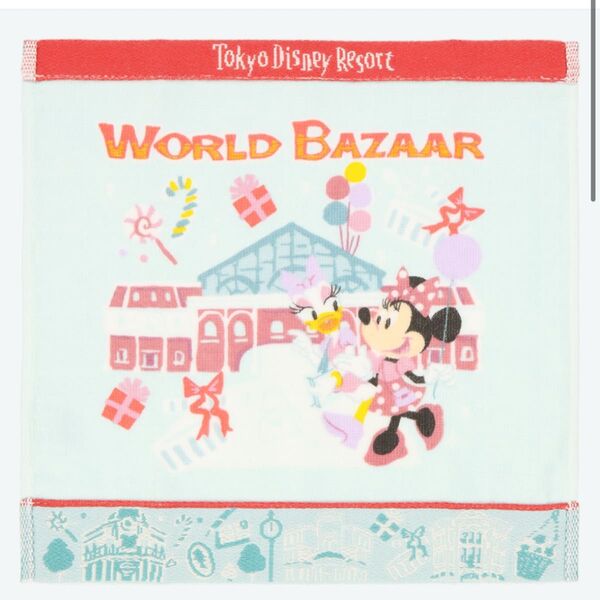 ディズニーリゾート マップ ウェアドリームズカムトゥルー ワールドバザール ミニタオル