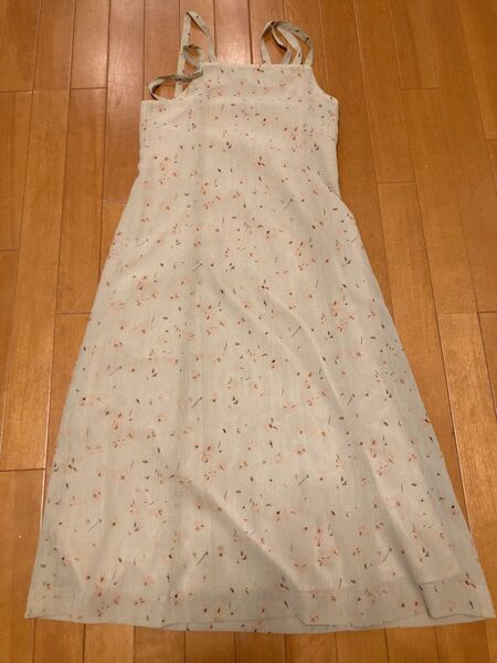 キャミワンピース 9号 ノースリーブ 花柄