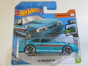 スピードブラーHot Wheels ’92 FORD MUSTANG SPEED BLUR 9/10 '92フォードマスタング USショートカード Jun Imai