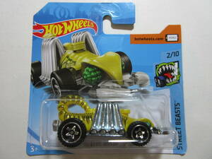 Hot Wheels EEVIL WEEVIL STREET BEASTS 2/10 イービル ウィービル USショートカード Larry Wood ラリー ウッド ビーストカー