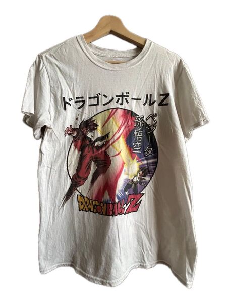 ドラゴンボール tシャツ 古着 白 半袖 孫悟空 ベジータ