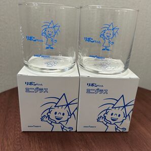リボンちゃん ミニグラス ポッカサッポロ 2個セット 非売品 新品未使用