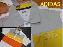 新品 ADIDAS GOLF ドライポロシャツ M【 胸囲 約９５ｃｍ 】綿混テーラーメード 父の日ギフト_画像1