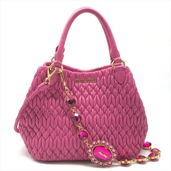 2025年最新】Yahoo!オークション -miumiu バッグ ピンクの中古品 2025年最新】Yahoo!オークション -miumiu バッグ ピンクの中古品