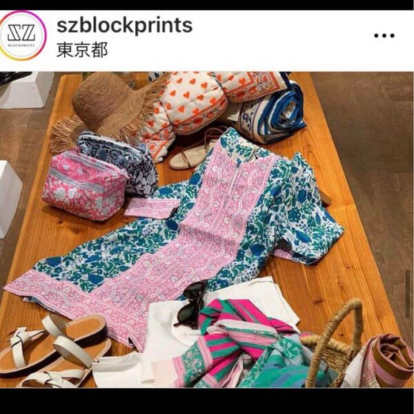 SZ blockprints×Ron Hermanチュニックワンピース