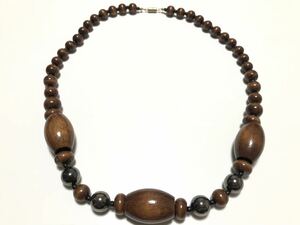  wooden 36.0g large .. design necklace 