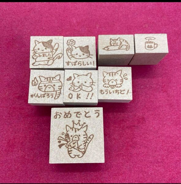 先生 猫 スタンプ セット