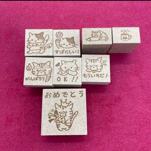 先生 猫 スタンプ セット