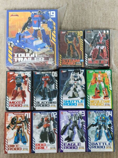 ACTION TOYS マシンロボ クロノスの大逆襲 11種セット ブルージェット ロッドドリル タフトレーラー バトルロボ 他