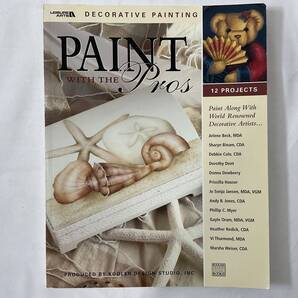 ★手芸本■送料無料 絶版 TOLE トール デザイン■PAINT WITH THE PRO Jo Sonja Gayle Oram Dorothy Dent 12作品■ARTBOOK_OUTLET■C2-234