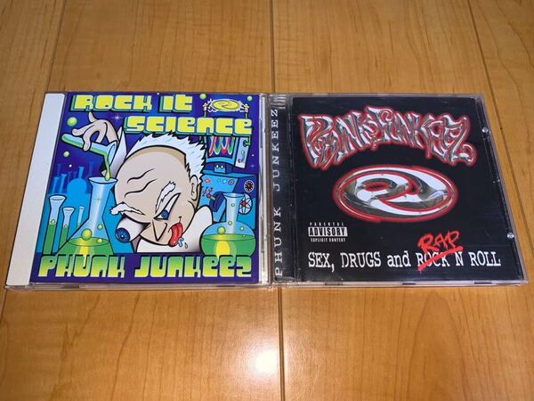 【即決送料込み】Phunk Junkeez アルバム2枚セット / ファンク・ジャンキーズ / Rock It Science / Sex, Drugs And Rap N' Roll 輸入盤CD