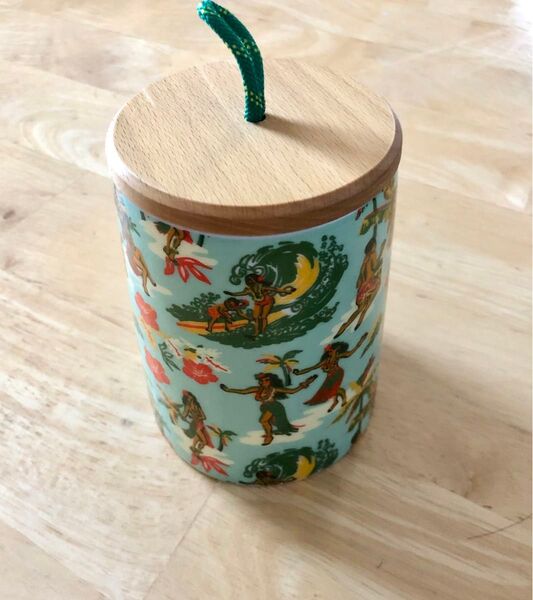 ハワイアンシャツ柄アロマキャンドル 植物性 soy wax