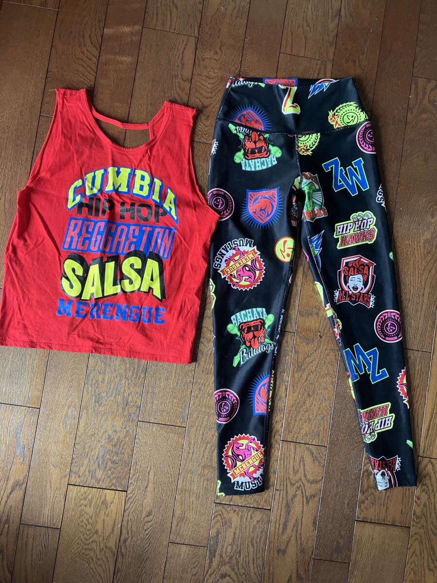 中古美品な方ZUMBAウェア5枚セット 2025年最新】Yahoo!オークション -ズンバ zumbaウェアの中古品