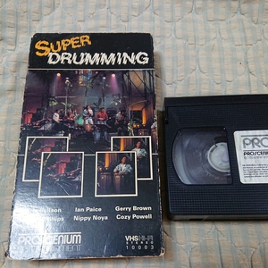  барабан super * гонг ming зарубежная запись VHS cozy *pa well, Ian *pe стул, Simon * Philips, Gary * Brown 