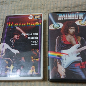 リッチー・ブラックモア レインボー VHS 2本セット 1977 ライブ・イン・ミュンヘン 1982 ライブ・イン・サンアントニオ コージー・パウエル