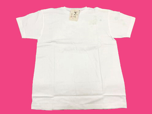 むかしむかし 和柄　半袖Tシャツ 白 Ｍサイズ