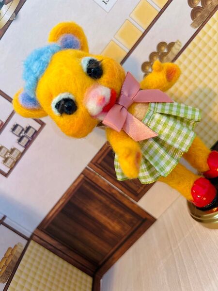 羊毛フェルト ぬいぐるみ ハンドメイド