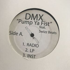 DMX / Pump Ya Fist feat,Swizz Beats , promo 12インチ レコード バイナル hiphop rap