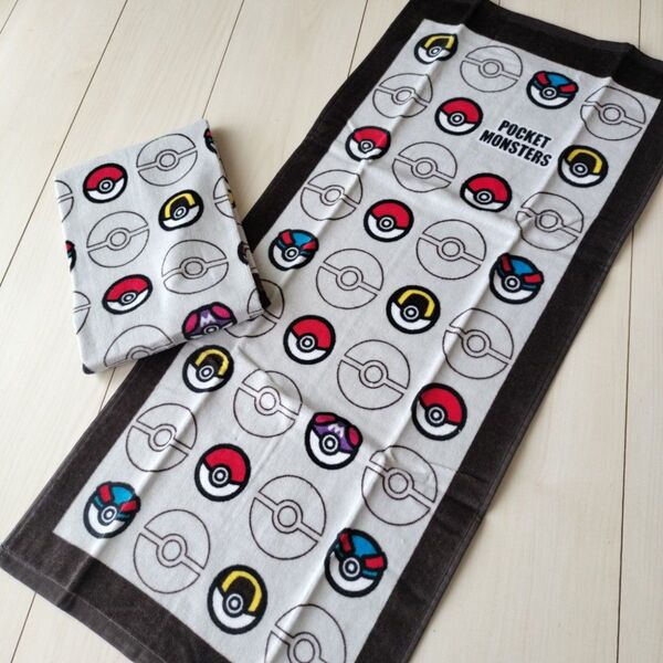 ポケットモンスター 新品未使用!フェイスタオル2枚セット☆ポケモン好きに!