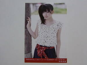 NMB48×BLT 岸野里香 2011 U-17 SUMMER 特典生写真★