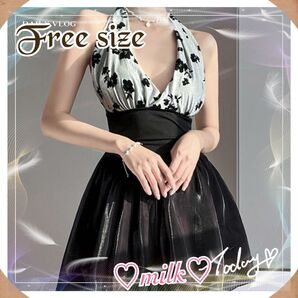 水着 ブラック ホワイト ワンピース ホワイト 綺麗 スカート おしゃれ フリー サイズ セクシー ビーチ プール 旅行 お洒落