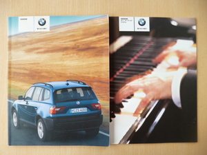 *6800*BMW E83 X3 2.5i/X3 3.0i owner manual 2004 year audio owner manual 2 pcs. set *