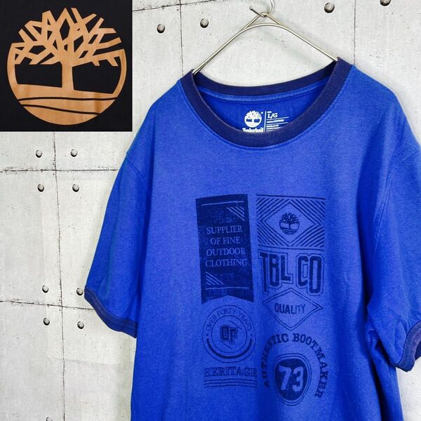 Timberlandティンバーランド リンガービックプリント半袖TシャツLサイズ